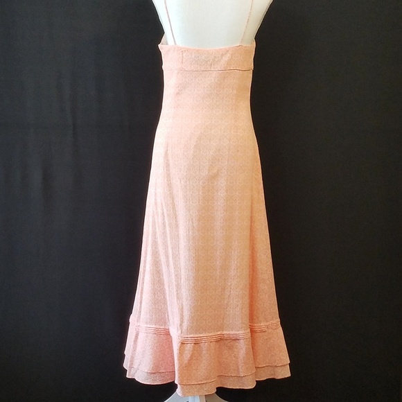 SOLD Express Dress Coral Peach Sundress Juniors - Picture 4 of 6